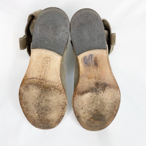 Alberto Fermani Umbria Suede Pull On Slouch Booties Tan Size 35.5 US 5.5 - Picture 9 of 12